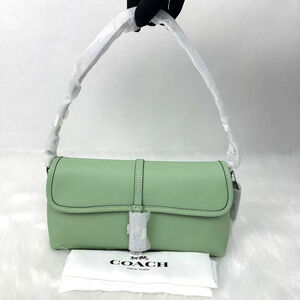 Coach Hampton Shoulder Bag In Pale Pistachio In Leather NWT CP132